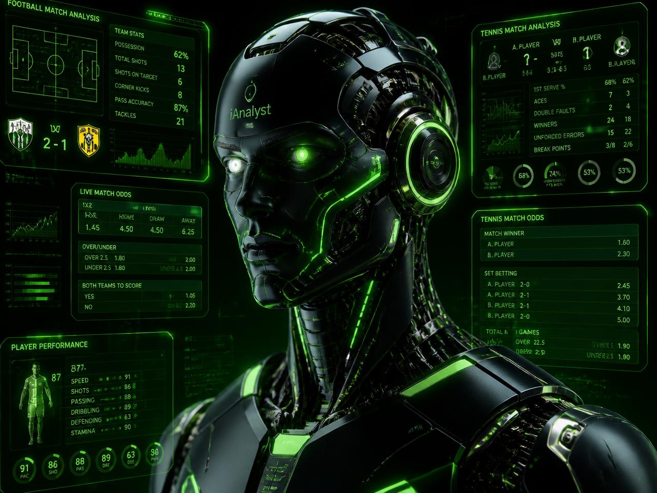 VATBET AI — robot care analizează statistici și cote la fotbal și tenis